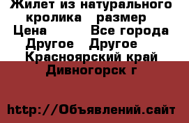 Жилет из натурального кролика,44размер › Цена ­ 500 - Все города Другое » Другое   . Красноярский край,Дивногорск г.